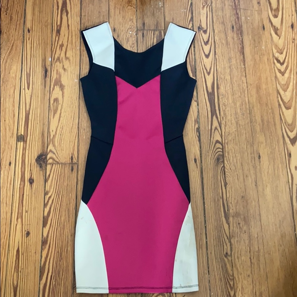 Geometric pattern dress